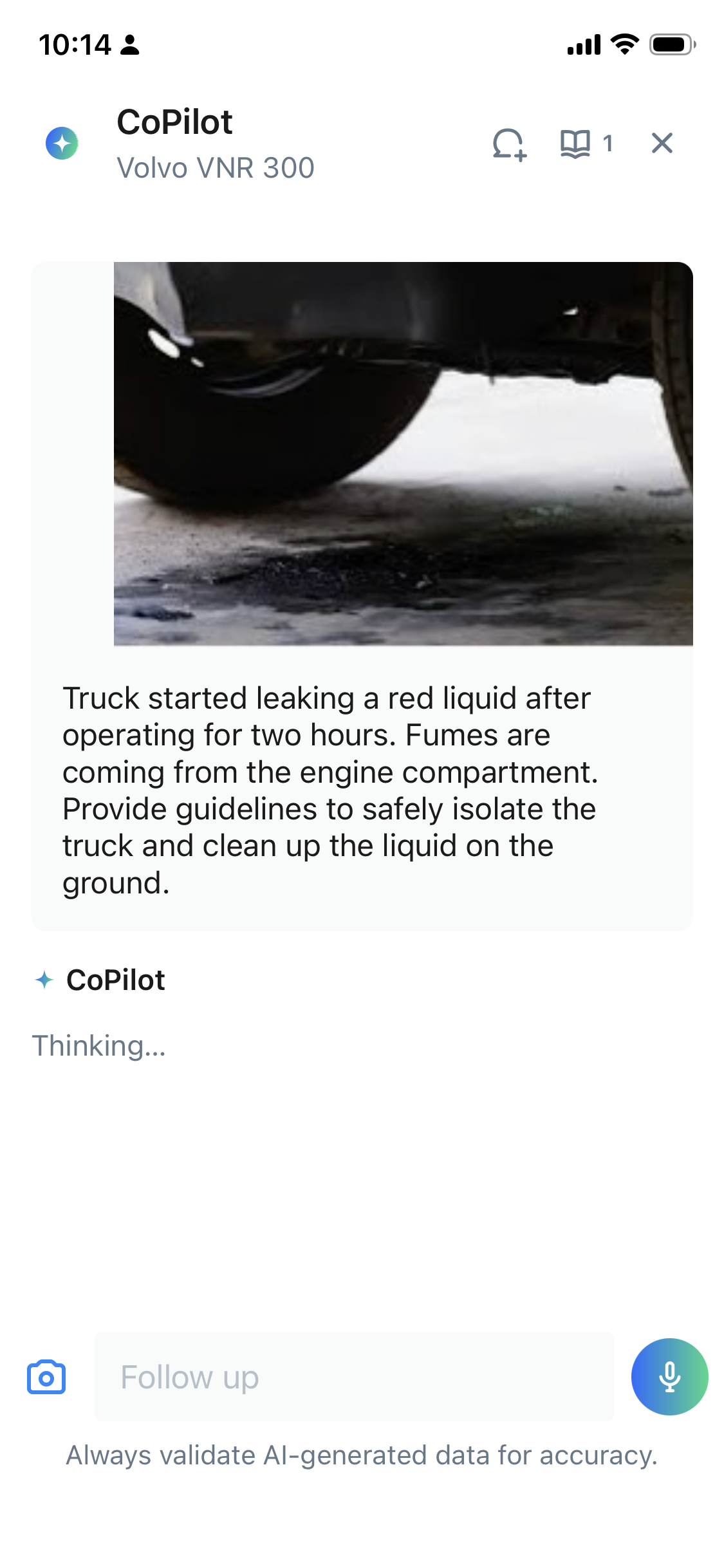 MaintainX CoPilot issue identification