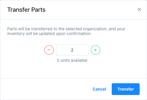 Finish approving a part request in the MaintainX mobile app in the MaintainX web app