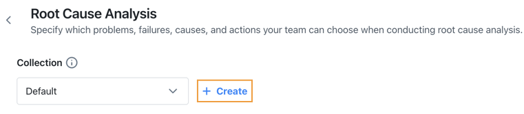 Screenshot of the settings page for configuring root cause analysis categories in the MaintainX web application