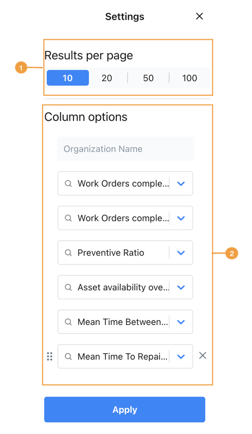 Global Reporting settings